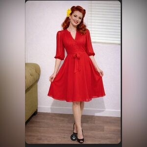 Nanette Lepore Vibrant Red Blouse